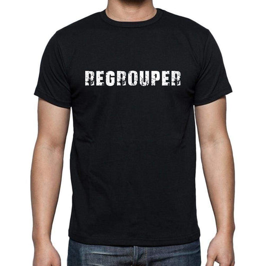 Regrouper French Dictionary Mens Short Sleeve Round Neck T-Shirt 00009 - Casual