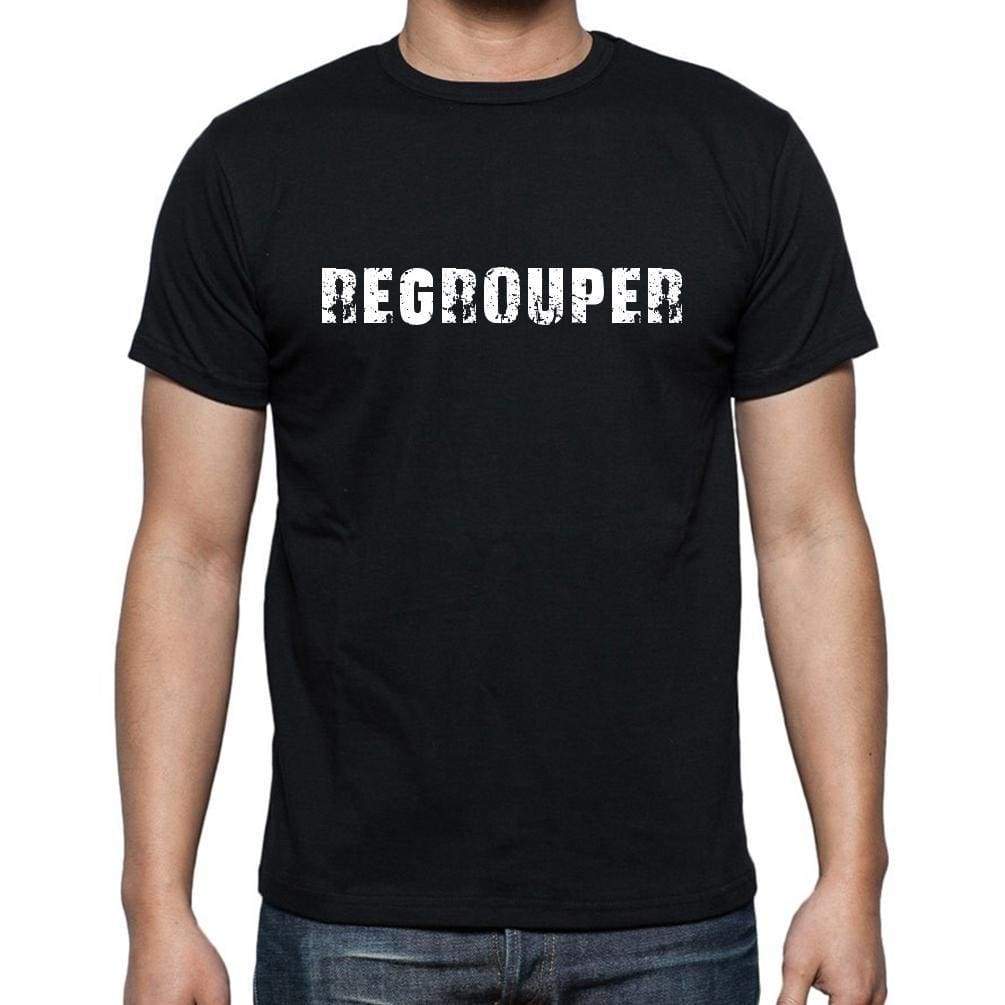 Regrouper French Dictionary Mens Short Sleeve Round Neck T-Shirt 00009 - Casual