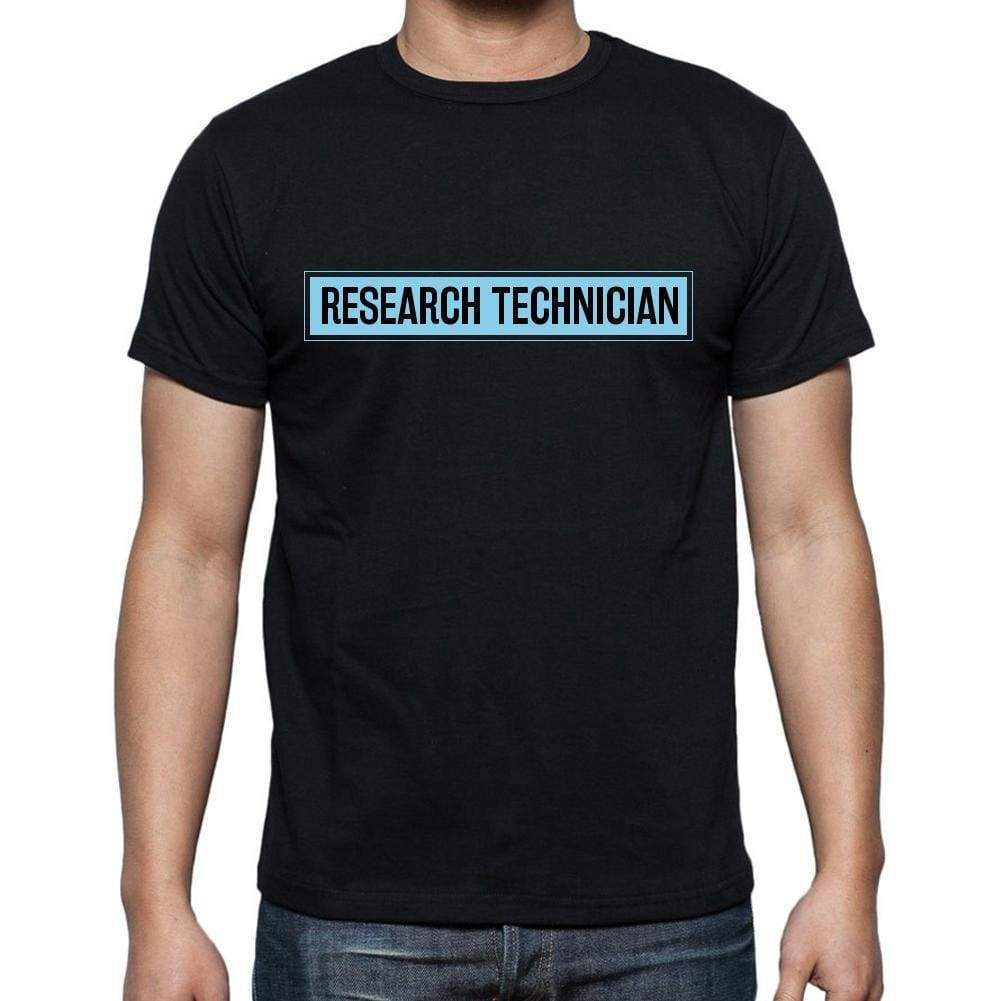 Research Technician T Shirt Mens T-Shirt Occupation S Size Black Cotton - T-Shirt
