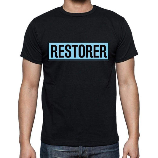 Restorer T Shirt Mens T-Shirt Occupation S Size Black Cotton - T-Shirt