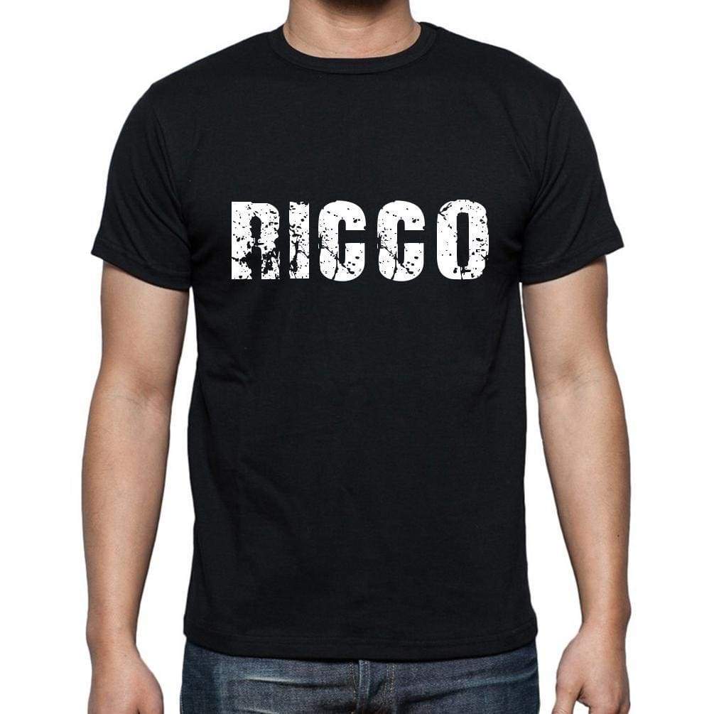 Ricco Mens Short Sleeve Round Neck T-Shirt 00017 - Casual