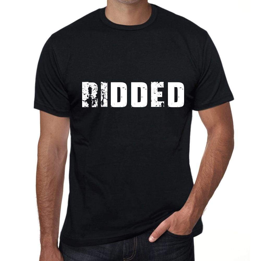 Ridded Mens Vintage T Shirt Black Birthday Gift 00554 - Black / Xs - Casual