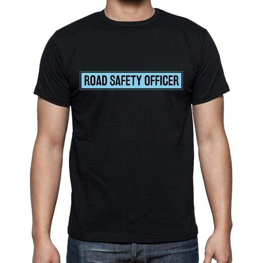 Road Safety Officer T Shirt Mens T-Shirt Occupation S Size Black Cotton - T-Shirt