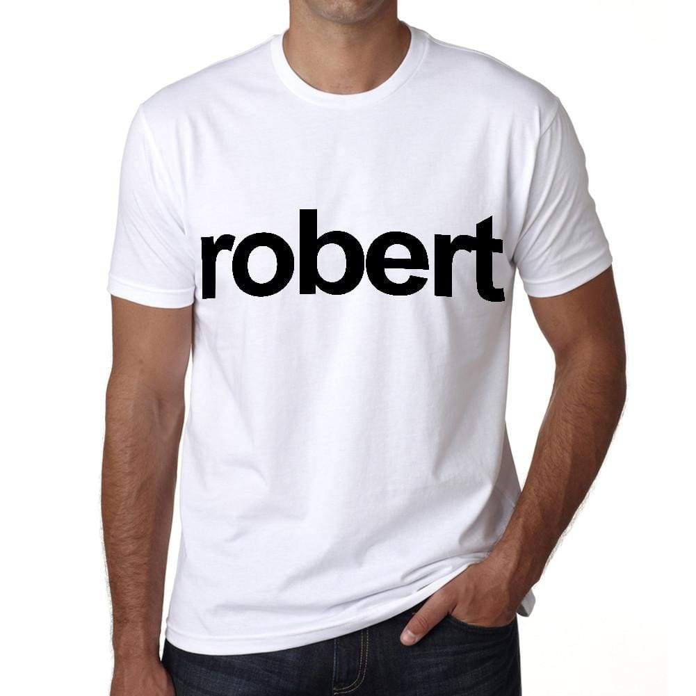 Robert Tshirt Mens Short Sleeve Round Neck T-Shirt 00050