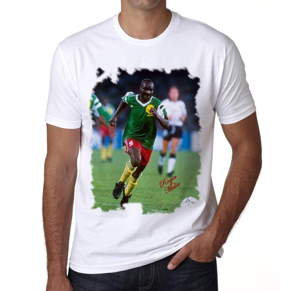 Roger Milla T-shirt for mens, short sleeve, cotton tshirt, men t shirt 00034 - Addison