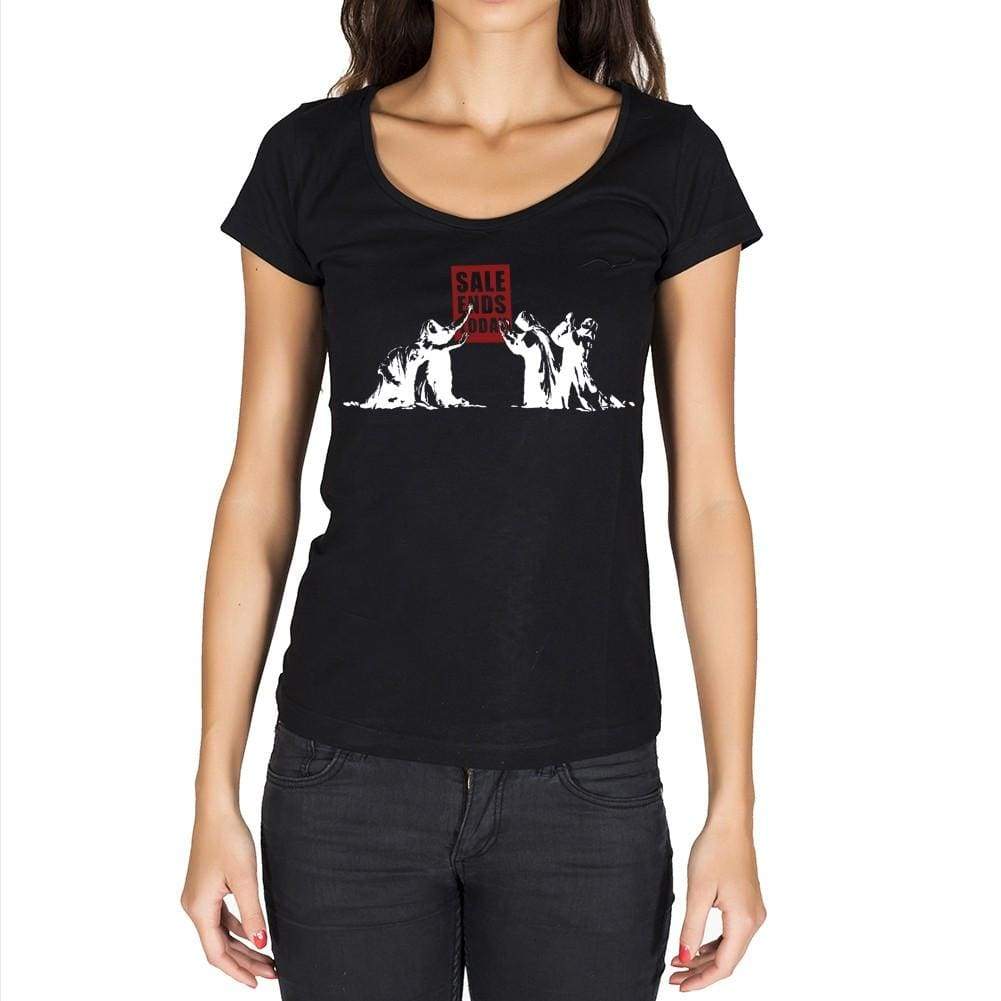 Sale Ends Today Black Gift Tshirt Black Womens T-Shirt 00190