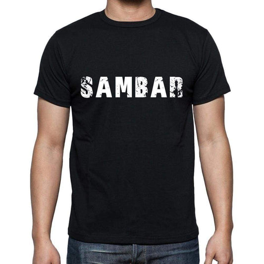 Sambar Mens Short Sleeve Round Neck T-Shirt 00004 - Casual