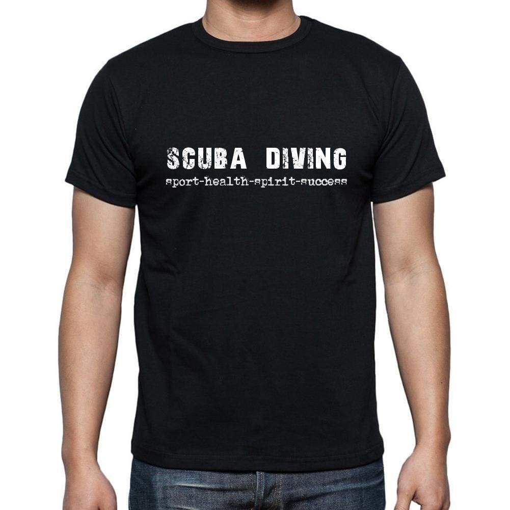 Scuba Diving Sport-Health-Spirit-Success Mens Short Sleeve Round Neck T-Shirt 00079 - Casual