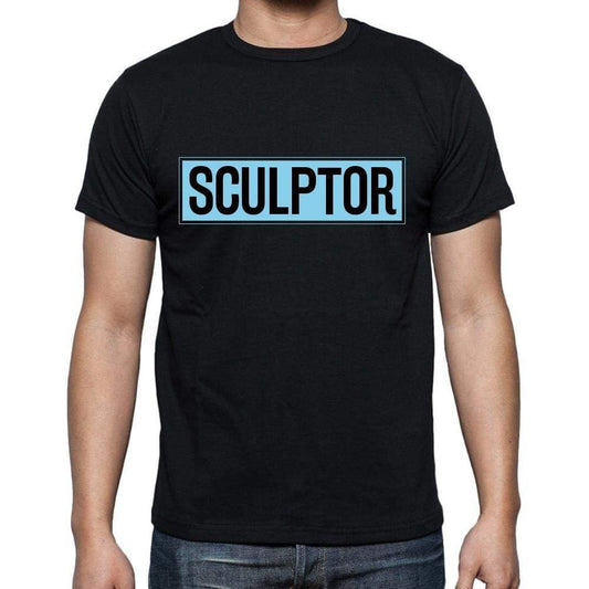 Sculptor T Shirt Mens T-Shirt Occupation S Size Black Cotton - T-Shirt