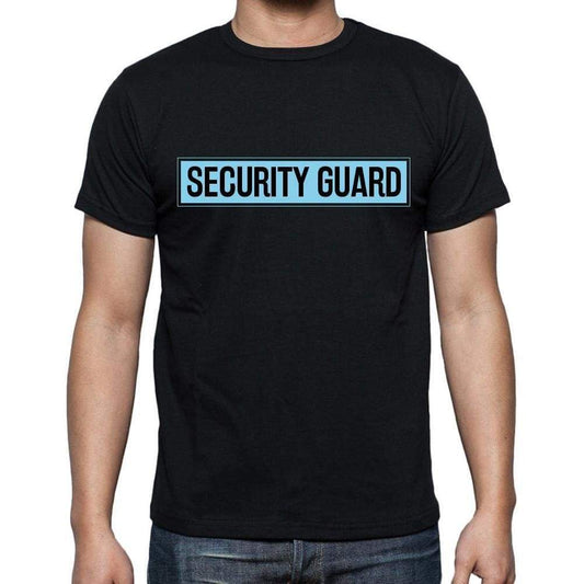 Security Guard T Shirt Mens T-Shirt Occupation S Size Black Cotton - T-Shirt