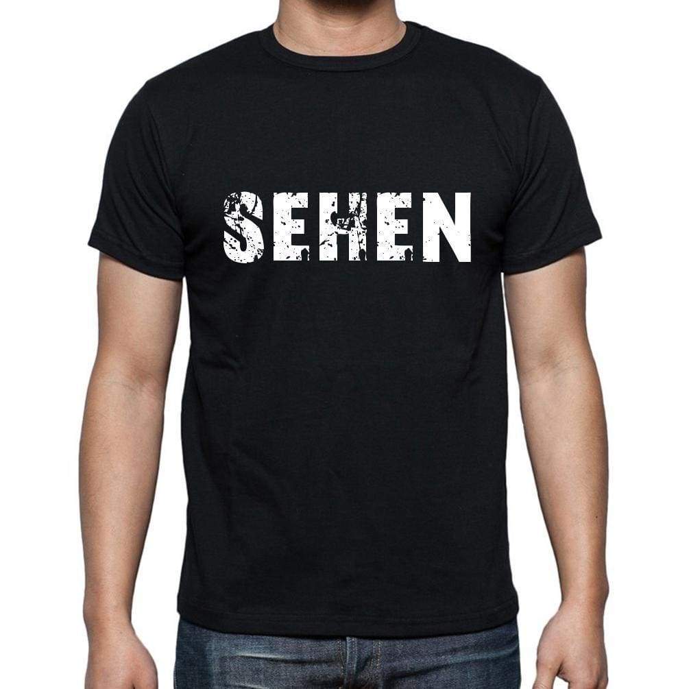 Sehen Mens Short Sleeve Round Neck T-Shirt - Casual