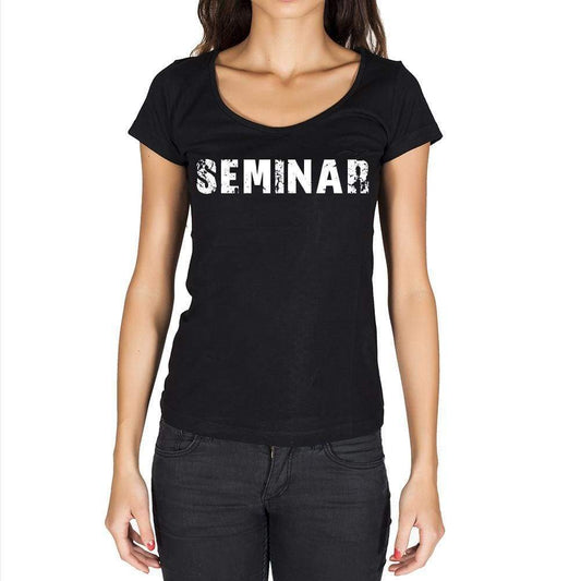 Seminar Womens Short Sleeve Round Neck T-Shirt - Casual