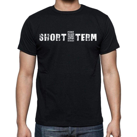 Short-Term Mens Short Sleeve Round Neck T-Shirt - Casual