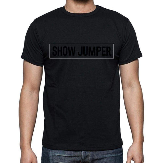 Show Jumper T Shirt Mens T-Shirt Occupation S Size Black Cotton - T-Shirt