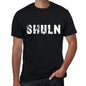 Shuln Mens Retro T Shirt Black Birthday Gift 00553 - Black / Xs - Casual