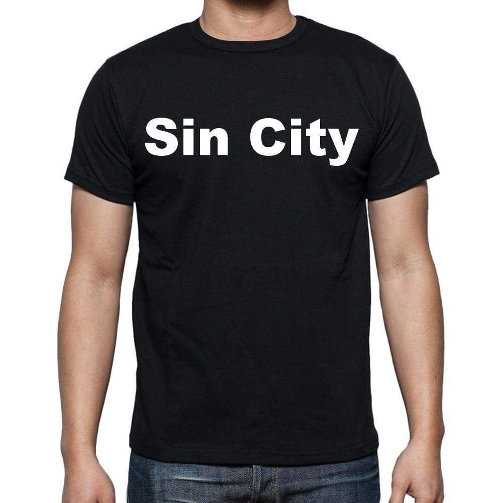 Sin City Mens Short Sleeve Round Neck T-Shirt - Casual