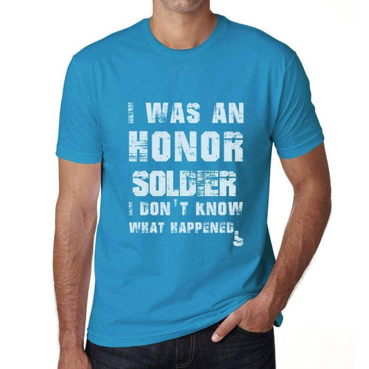 Soldier What Happened Blue Mens Short Sleeve Round Neck T-Shirt Gift T-Shirt 00322 - Blue / S - Casual