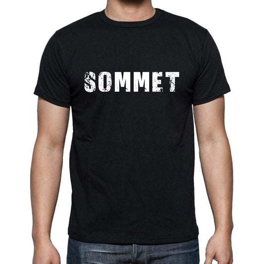 Sommet French Dictionary Mens Short Sleeve Round Neck T-Shirt 00009 - Casual