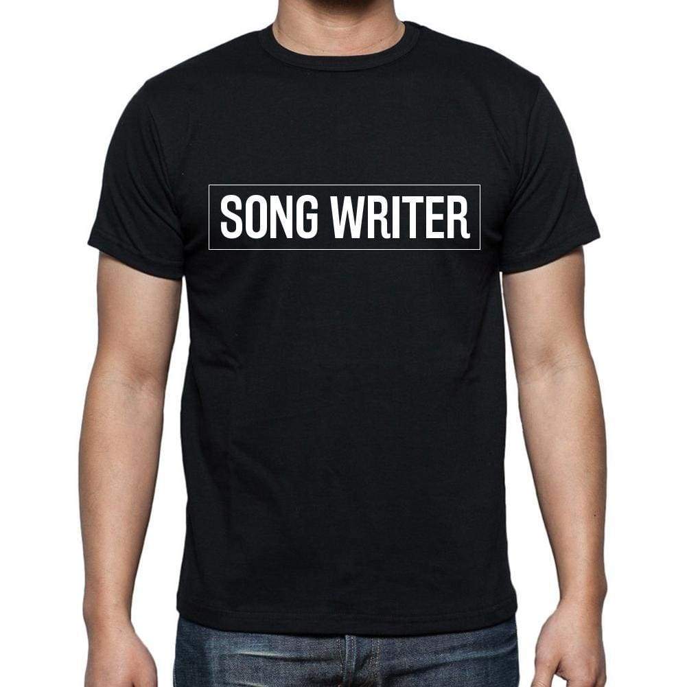 Song Writer T Shirt Mens T-Shirt Occupation S Size Black Cotton - T-Shirt