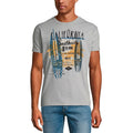 ULTRABASIC Men's Novelty T-Shirt California Southside 8th Zone - Surf Tee Shirt