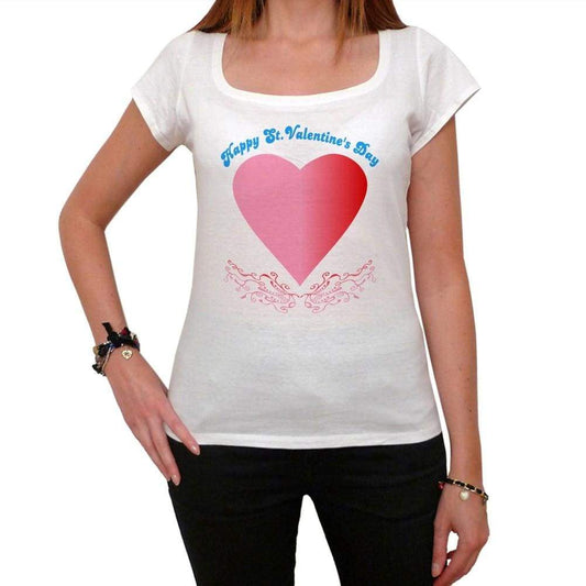 St Valentines Tshirt White Womens T-Shirt 00157