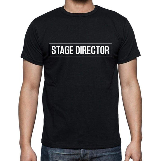 Stage Director T Shirt Mens T-Shirt Occupation S Size Black Cotton - T-Shirt