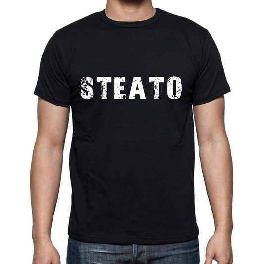 Steato Mens Short Sleeve Round Neck T-Shirt 00004 - Casual