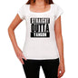 Straight Outta Yangon Womens Short Sleeve Round Neck T-Shirt 100% Cotton Available In Sizes Xs S M L Xl. 00026 - White / Xs - Casual