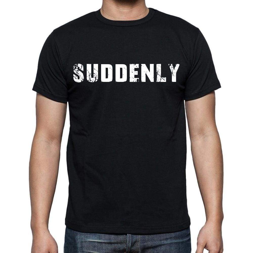 Suddenly Mens Short Sleeve Round Neck T-Shirt Black T-Shirt En