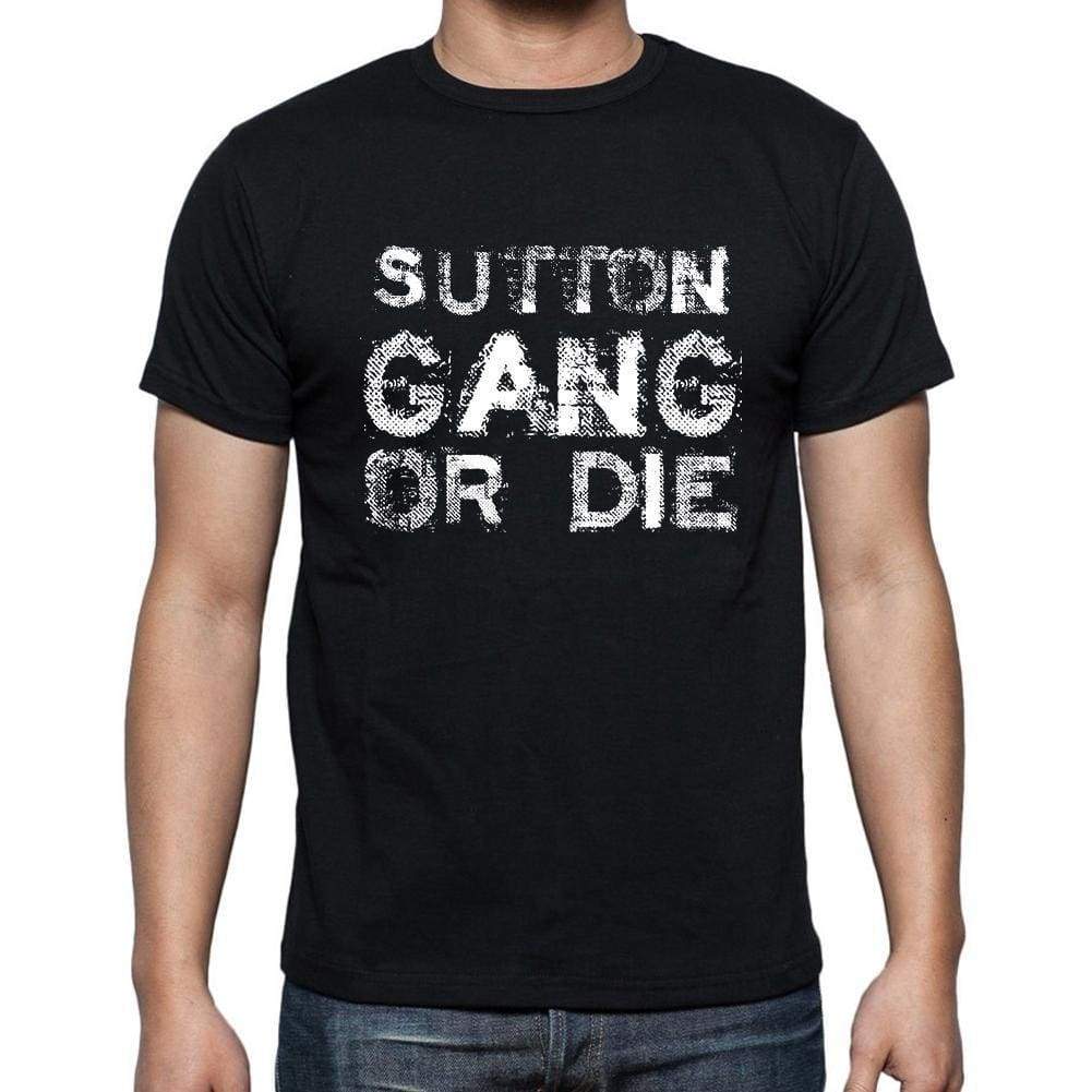 Sutton Family Gang Tshirt Mens Tshirt Black Tshirt Gift T-Shirt 00033 - Black / S - Casual
