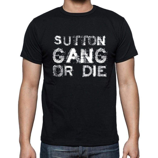 Sutton Family Gang Tshirt Mens Tshirt Black Tshirt Gift T-Shirt 00033 - Black / S - Casual