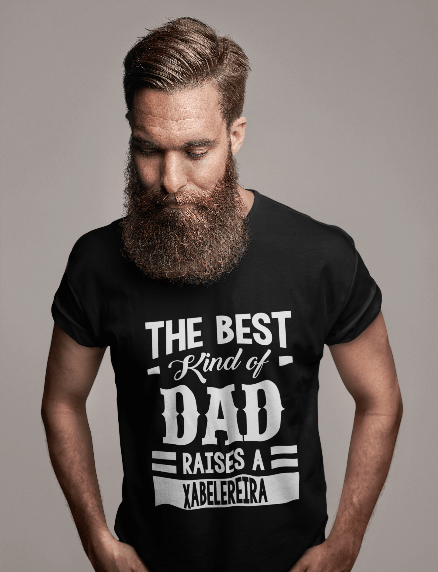 ULTRABASIC Men's Graphic T-Shirt Dad Raises a Xabelereira