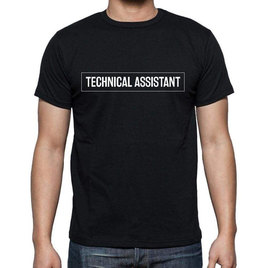 Technical Assistant T Shirt Mens T-Shirt Occupation S Size Black Cotton - T-Shirt