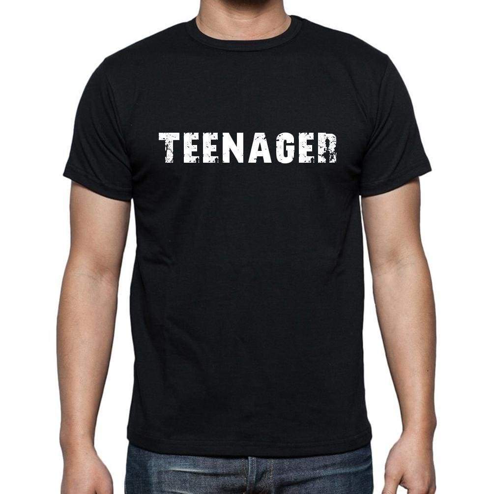 Teenager Mens Short Sleeve Round Neck T-Shirt - Casual
