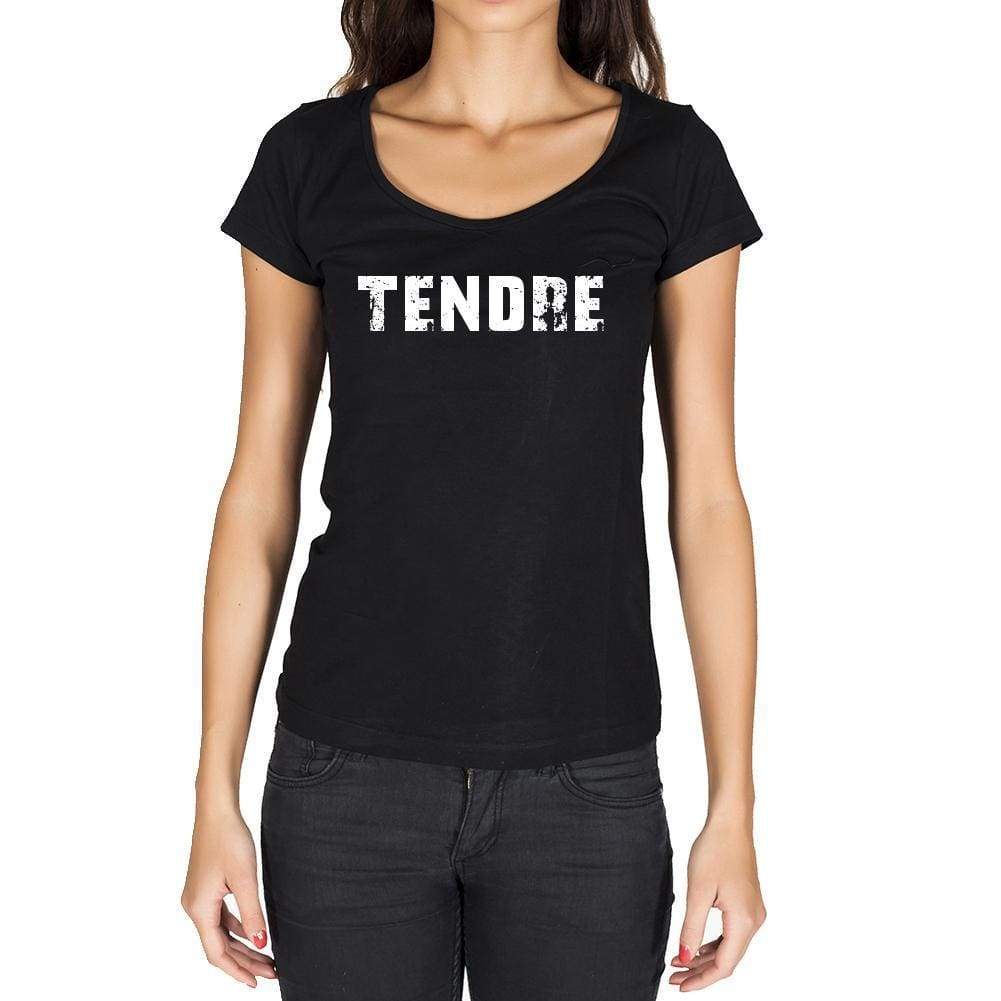 Tendre French Dictionary Womens Short Sleeve Round Neck T-Shirt 00010 - Casual