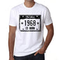 The Star 1968 Is Born Mens T-Shirt White Birthday Gift 00453 - White / Xs - Casual