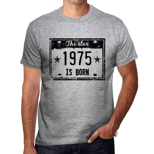 The Star 1975 Is Born Mens T-Shirt Grey Birthday Gift 00454 - Grey / S - Casual