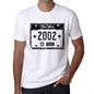 The Star 2002 Is Born Mens T-Shirt White Birthday Gift 00453 - White / Xs - Casual