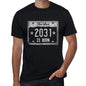 The Star 2031 Is Born Mens T-Shirt Black Birthday Gift 00452 - Black / Xs - Casual