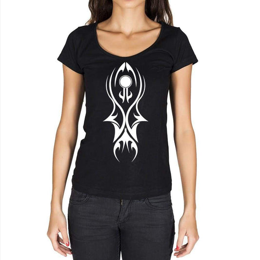 Tribal Tattoo 3 Black Gift Tshirt Black Womens T-Shirt 00165