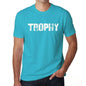 Trophy Mens Short Sleeve Round Neck T-Shirt - Blue / S - Casual