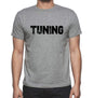 Tuning Grey Mens Short Sleeve Round Neck T-Shirt 00018 - Grey / S - Casual