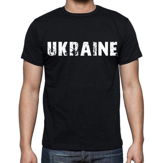 Ukraine T-Shirt For Men Short Sleeve Round Neck Black T Shirt For Men - T-Shirt