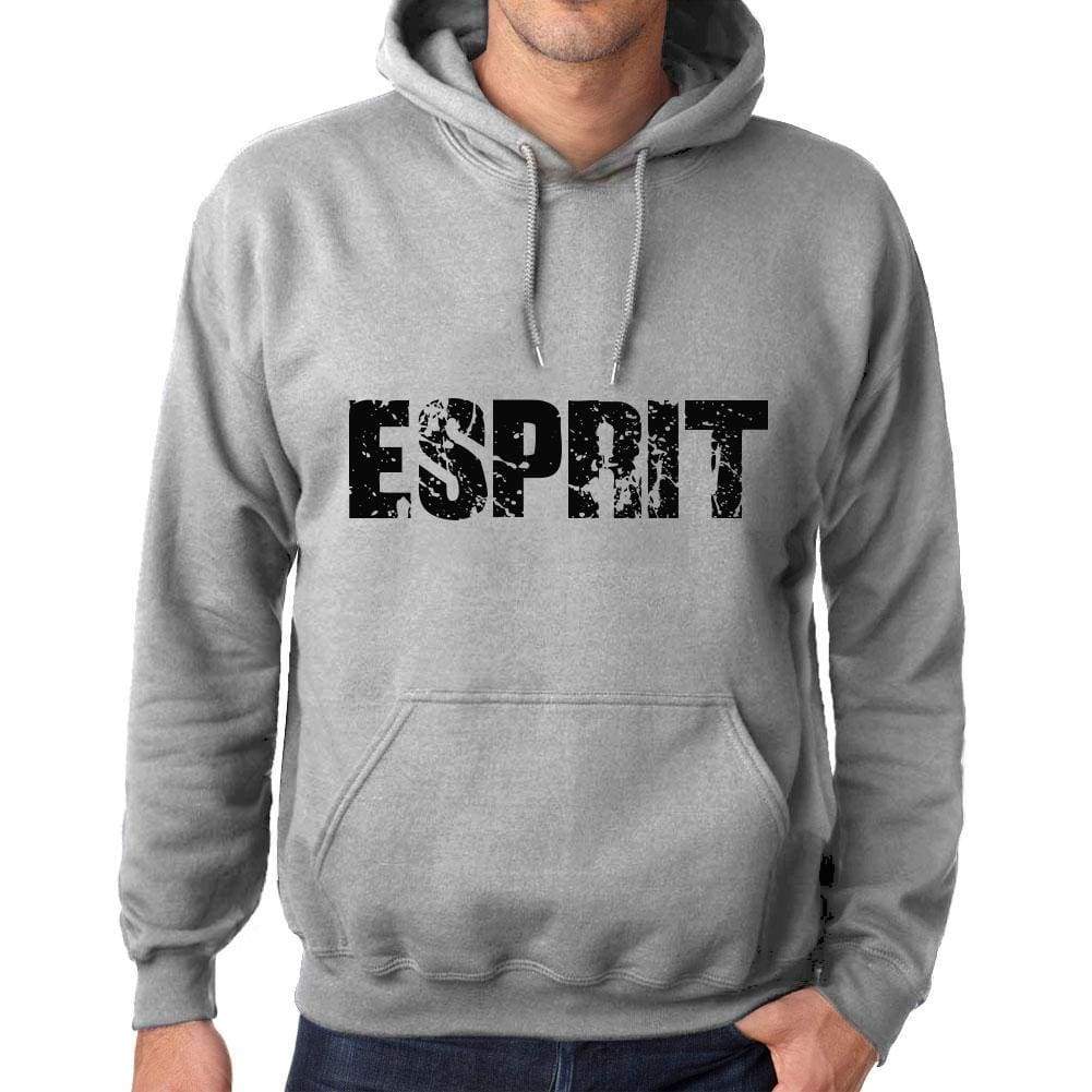 Unisex Printed Graphic Cotton Hoodie Popular Words Esprit Grey Marl - Grey Marl / Xs / Cotton - Hoodies