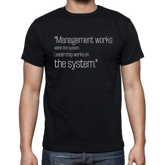 Unknown Author Quote T Shirts Management Works Within T Shirts Men Black - Casual