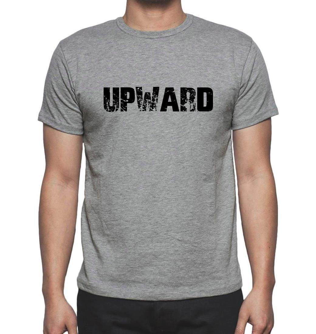 Upward Grey Mens Short Sleeve Round Neck T-Shirt 00018 - Grey / S - Casual