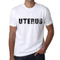 Uterus Mens T Shirt White Birthday Gift 00552 - White / Xs - Casual