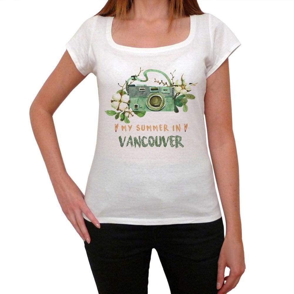 Vancouver Womens Short Sleeve Round Neck T-Shirt 00073 - Casual