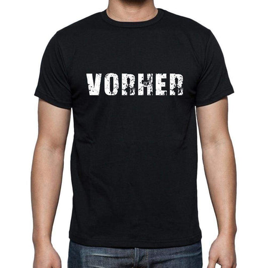 Vorher Mens Short Sleeve Round Neck T-Shirt - Casual