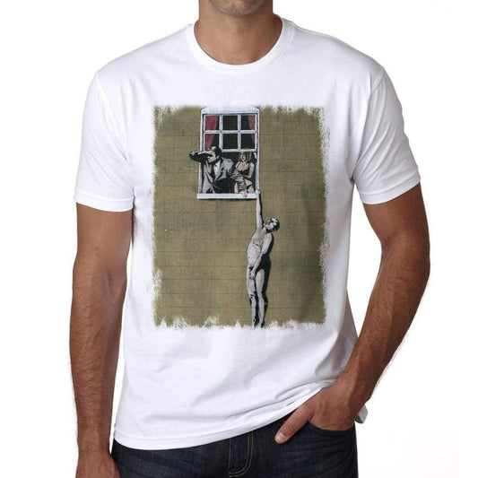 Well Hung Lover Mens Tee White 100% Cotton 00164